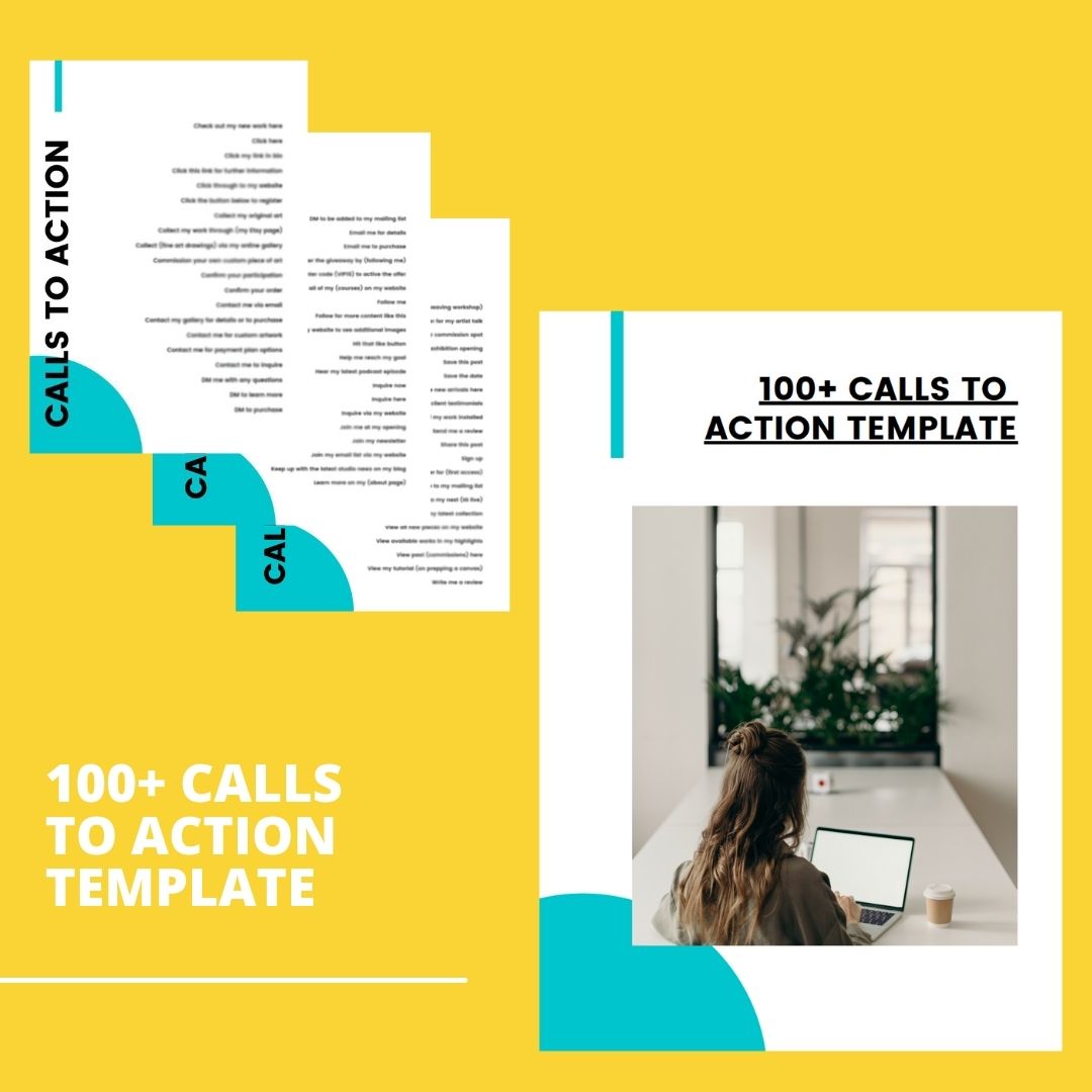 New! 100+ Calls to Action for Artists