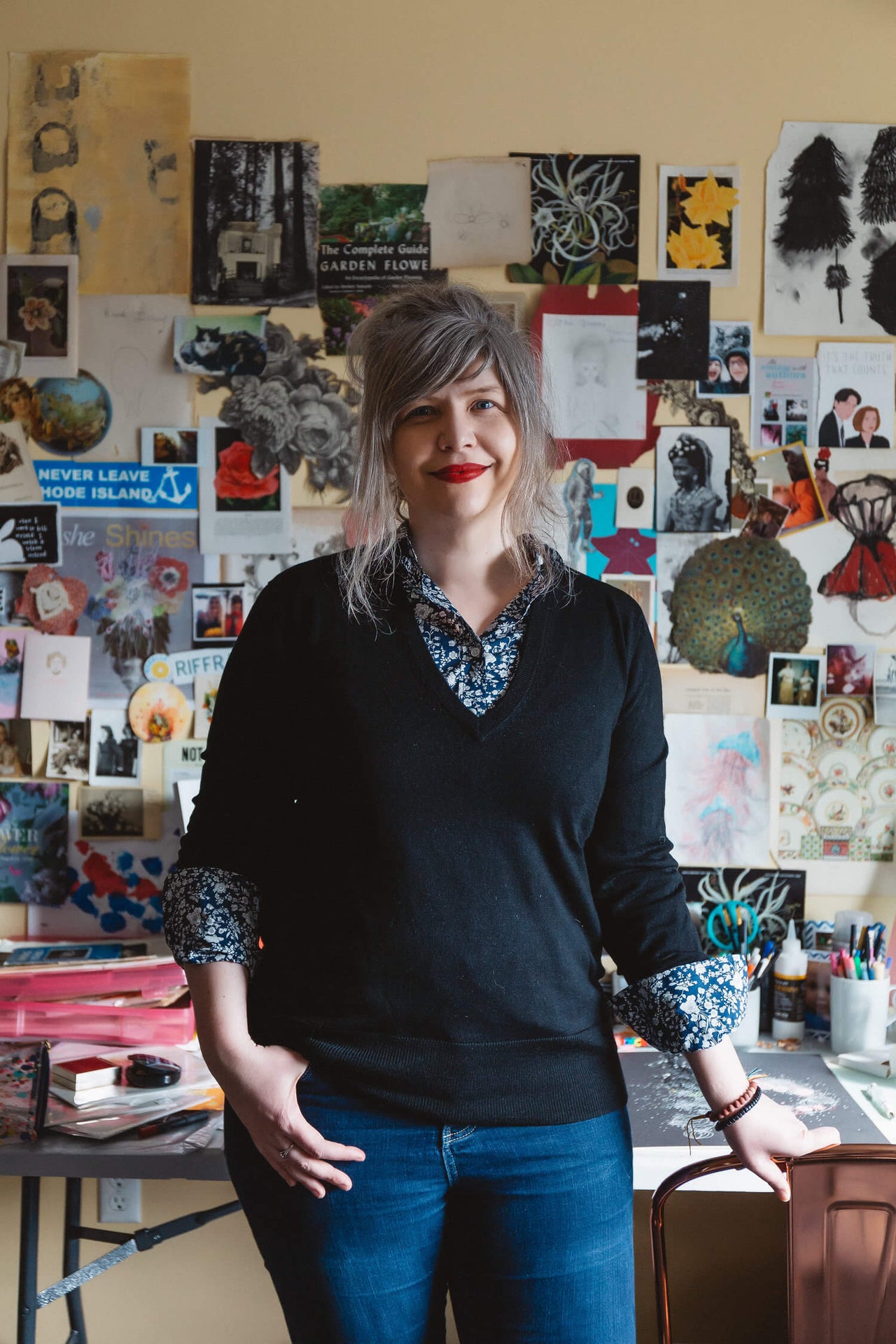 Finding purpose through the darkness: Podcast interview with collage artist Jenny Brown