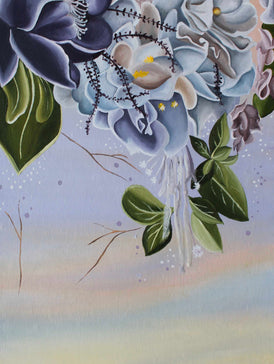Alejandra Morales Garza realism art floral painting for sale