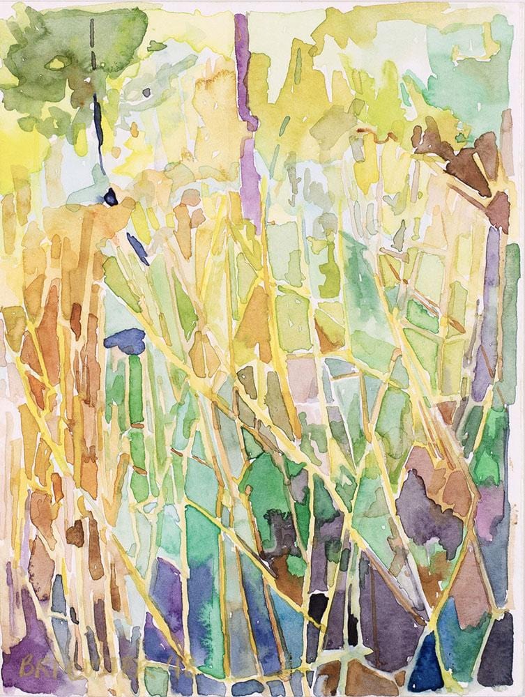 Bri Custer Abstract Gouache Landscape Artist