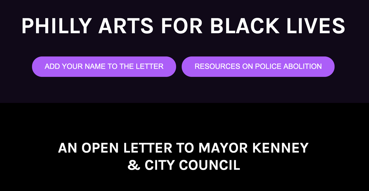 Philly Arts for Black Lives