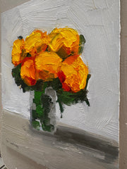 Piya Samant, Golden Bouquet - Original Painting