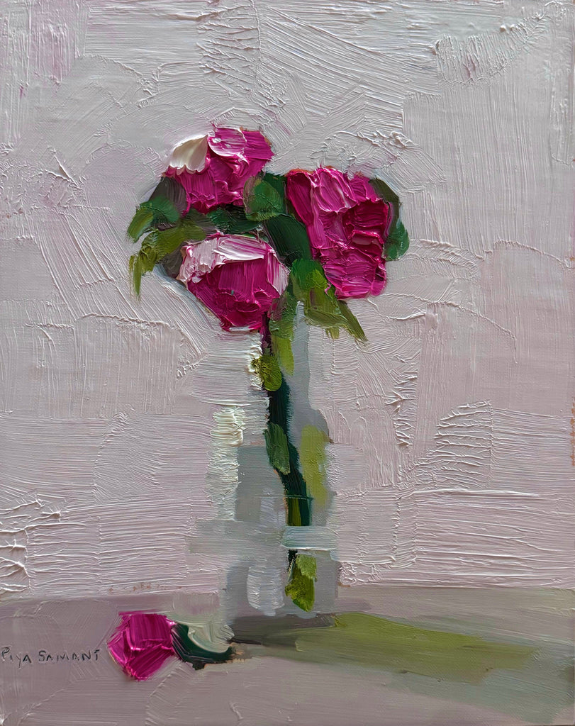 Piya Samant, Pink Devotion - Original Painting