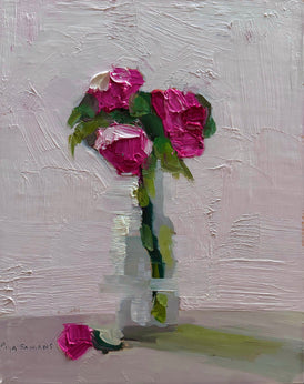 Piya Samant, Pink Devotion - Original Painting