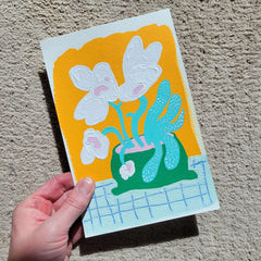 Piya Samant, Flores de verano - Pintura original