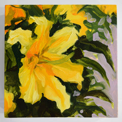 Chloe McEldowney, Yellow Lily - Original Painting