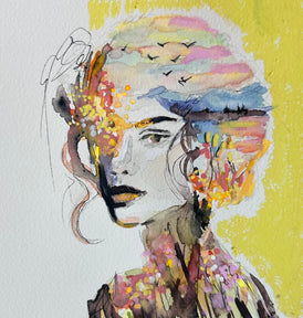 Anna Wise, Wild Cartography 53 - Original Painting