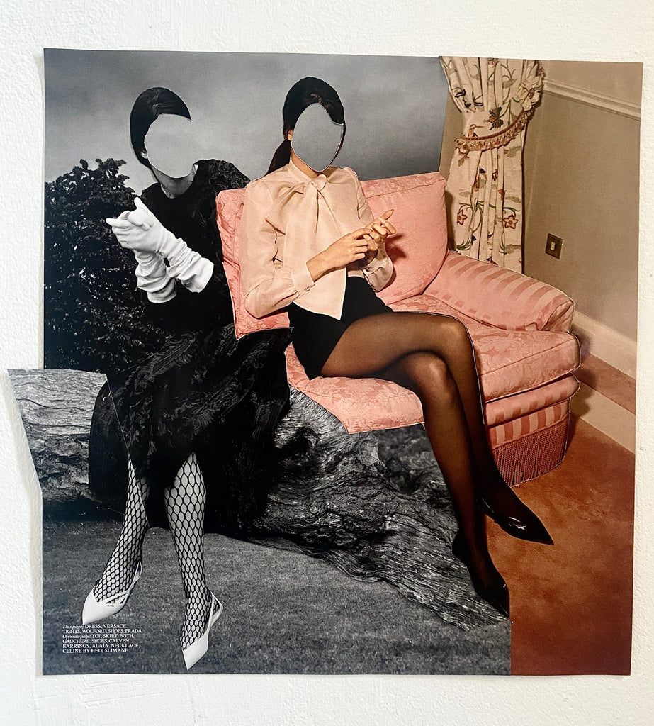 Tracy Von Ahsen, Another Me - Original Analog Collage