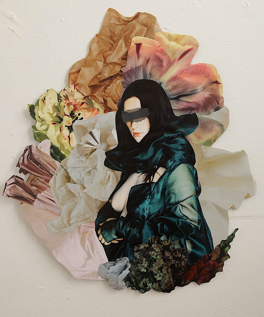 Tracy von Ahsen, Before Her Time - Original Analog Collage