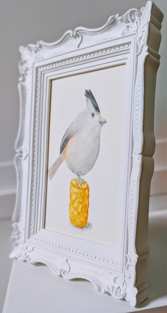 Volta Voloshin-Smith, Une tranche de nature morte avec gâteau - Peinture originale