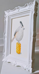 Volta Voloshin-Smith, Une tranche de nature morte avec gâteau - Peinture originale