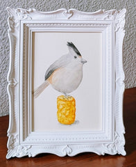 Volta Voloshin-Smith, Une tranche de nature morte avec gâteau - Peinture originale