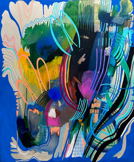 Jess Hope Curran, Calm under the waves - Original Painting