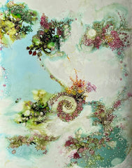 Piya Samant, Cerezas - Pintura Original