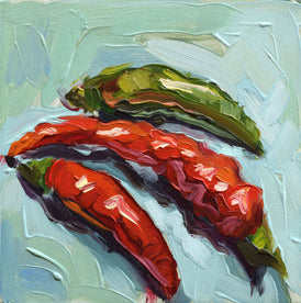 Chloe McEldowney, bañada por el sol - pintura original