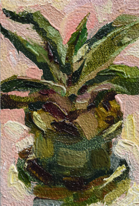 Chloe McEldowney, Baby Aloe - Original Painting