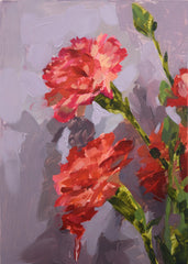 Chloe McEldowney, Carnations - Original Painting