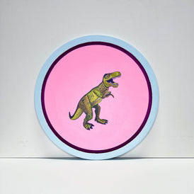 Colleen Critcher TRex painting contemporary pop art