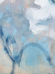 Nicolle Cure, Cotton Candy Sky 2 - Original Abstract Painting