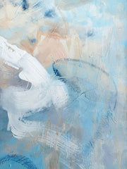 Nicolle Cure, Cotton Candy Sky 2 - Original Abstract Painting