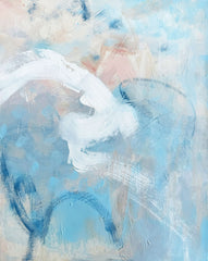 Nicolle Cure, Cotton Candy Sky 2 - Original Abstract Painting
