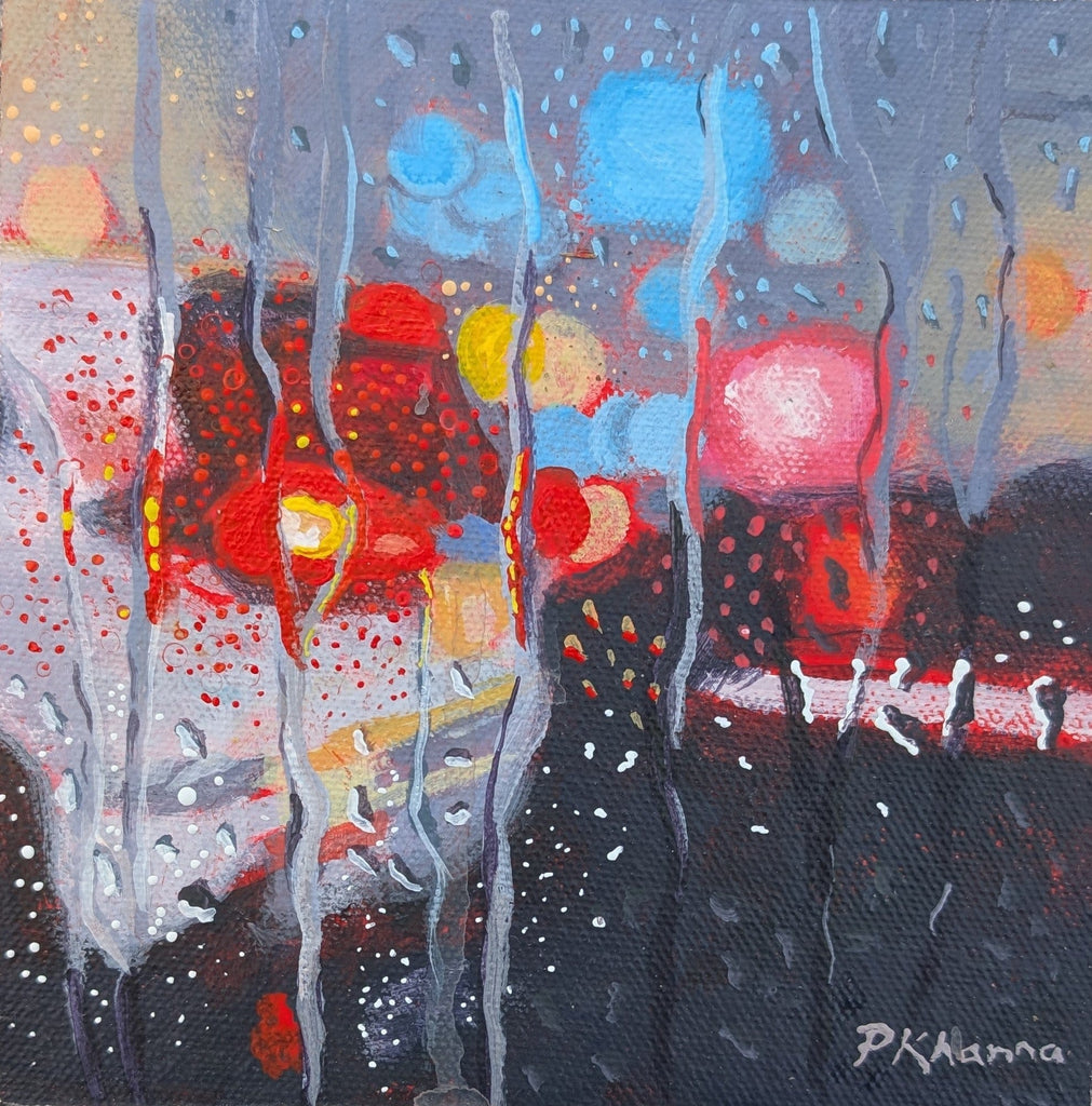 Poonam Khanna, Crimson Echoes 3 - Original Painting