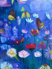 Dawn Howell, Winter Blues - Original Painting