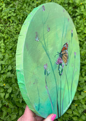 Dawn Howell, Monarch on Thistle - Original Painting