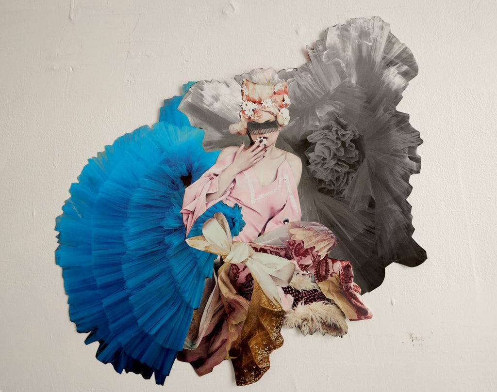 Tracy von Ahsen, Divine Femme - Original Analog Collage