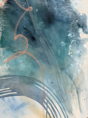 Nicolle Cure, Emerald Dreams 5 - Original Abstract Painting