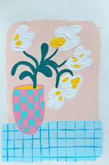 Piya Samant, Flores de verano - Pintura original