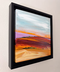 Pamela Trail, Golden Violet - Original Painting
