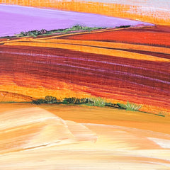 Pamela Trail, Golden Violet - Original Painting