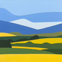 Zoe Hattersley, Fields of Spring - Original Abstract Painting