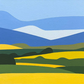 Zoe Hattersley, Fields of Spring - Original Abstract Painting