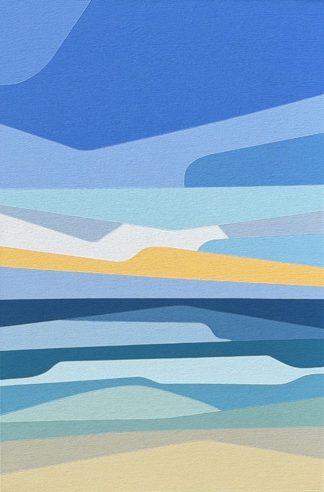 Zoe Hattersley, Ocean View No. 3 - Original Abstract Painting