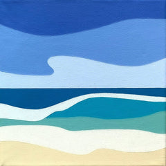 Zoe Hattersley, Quiet Shore - Original Abstract Painting