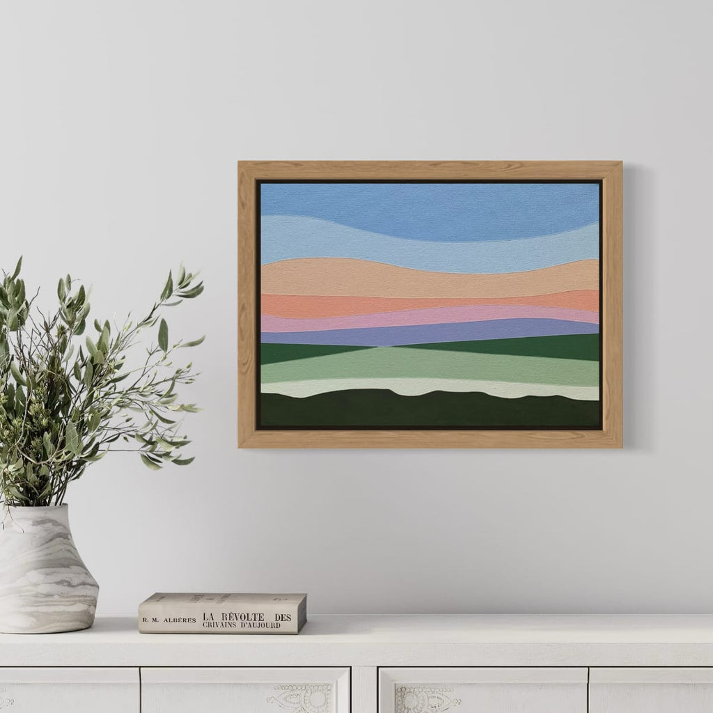 Zoe Hattersley, Across the Winter Fields - Original Abstract Painting