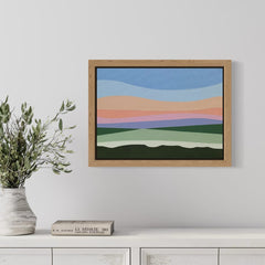 Zoe Hattersley, Across the Winter Fields - Original Abstract Painting