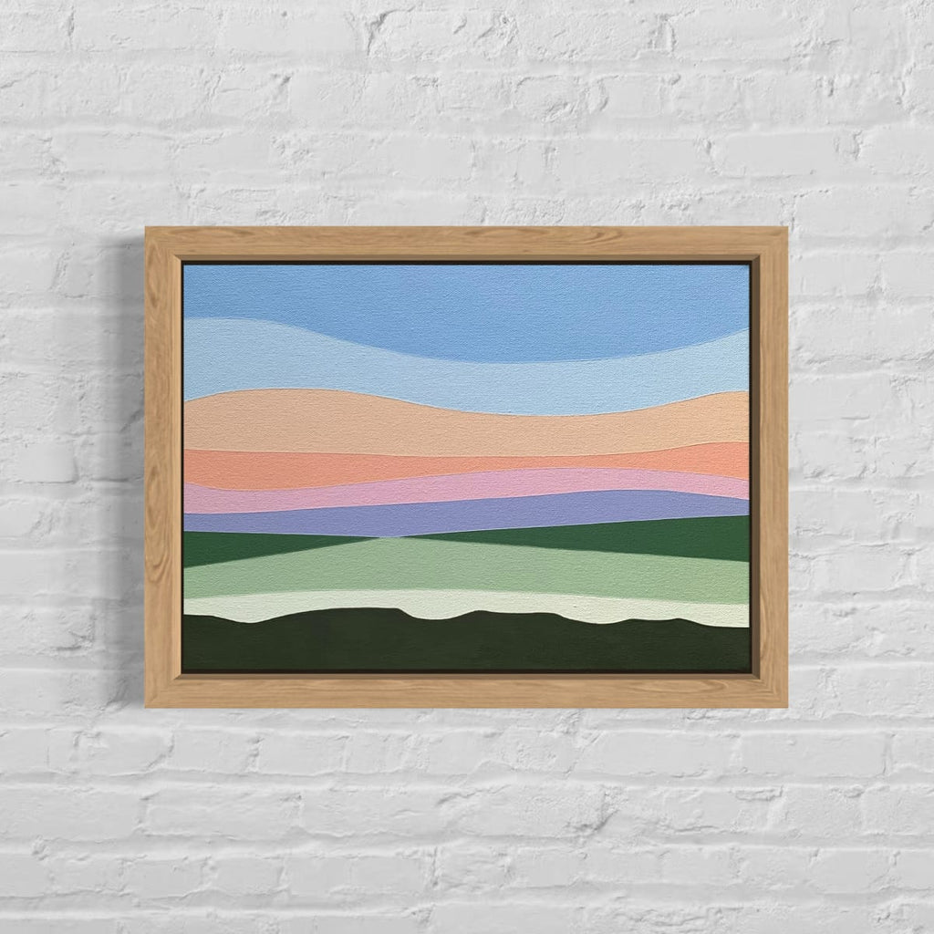 Zoe Hattersley, Across the Winter Fields - Original Abstract Painting