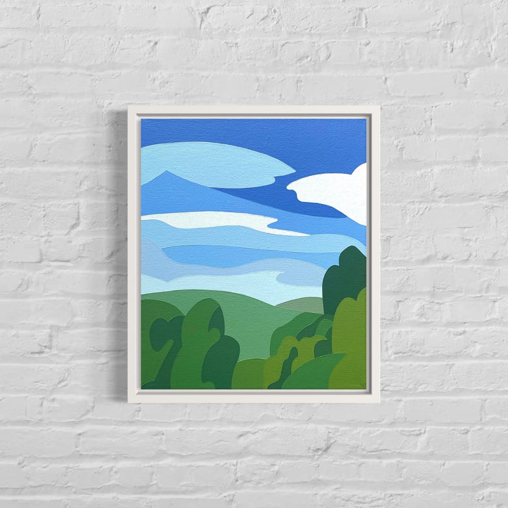 Zoe Hattersley, Morning View Over the Vale - Original Abstract Painting