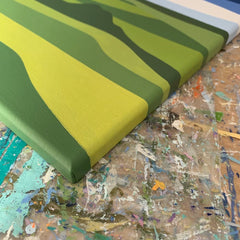 Zoe Hattersley, Over the Fields No. 2 - Original Abstract Painting