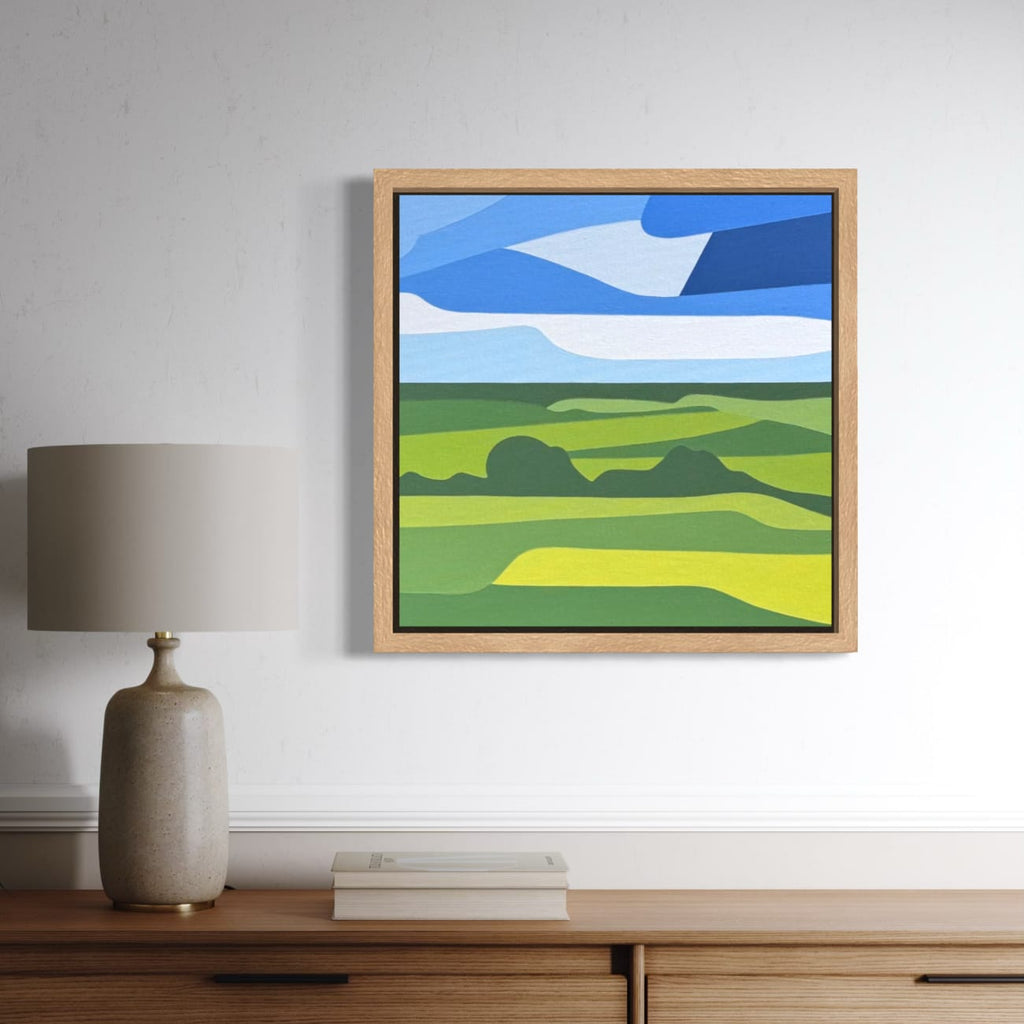 Zoe Hattersley, Over the Fields No. 2 - Original Abstract Painting
