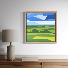 Zoe Hattersley, Over the Fields No. 2 - Original Abstract Painting