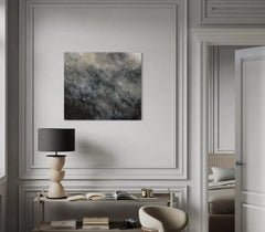 Original art contemporary landscape painting by London-based emerging artist