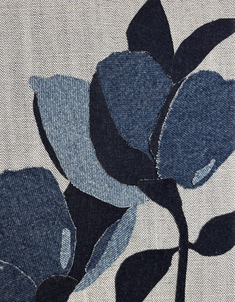 Isabel Bonilla, Denim Floral 2 - Original Artwork