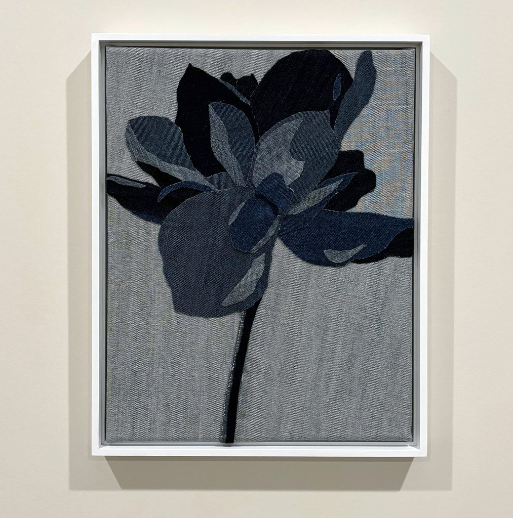 Isabel Bonilla, Denim Floral 3 - Original Artwork