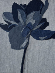 Isabel Bonilla, Denim Floral 3 - Original Artwork