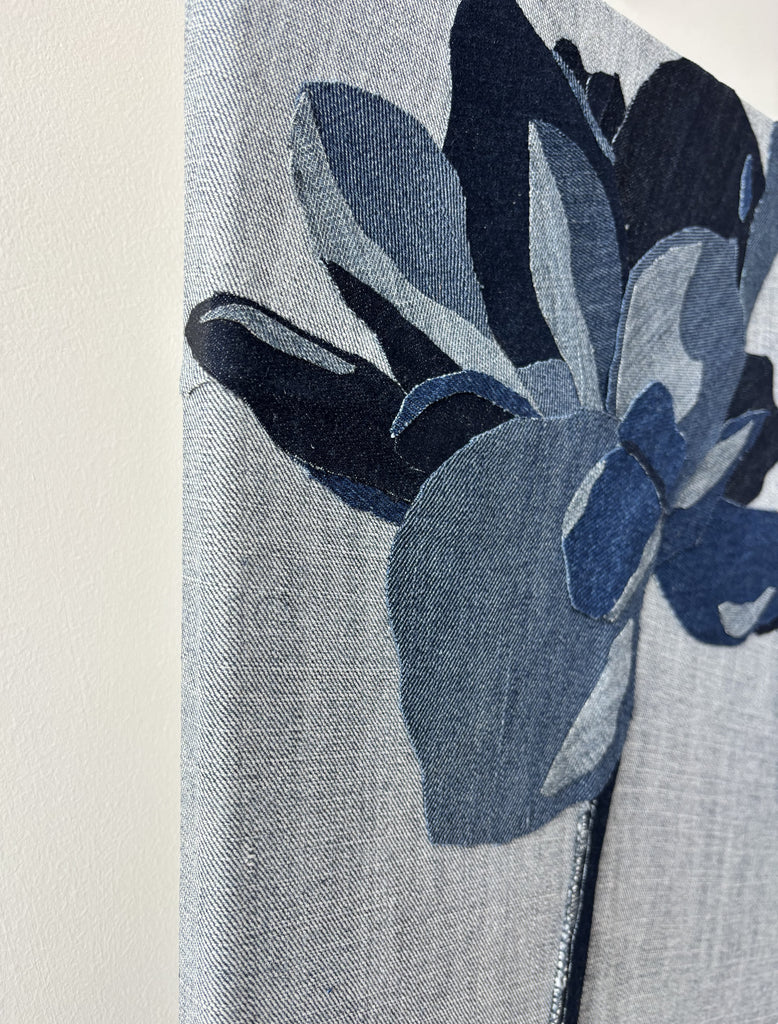 Isabel Bonilla, Denim Floral 3 - Original Artwork
