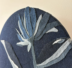 Isabel Bonilla, Denim Floral 4 - Original Artwork
